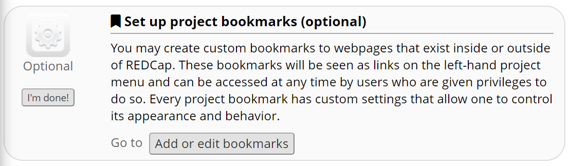 Add or Edit Bookmarks