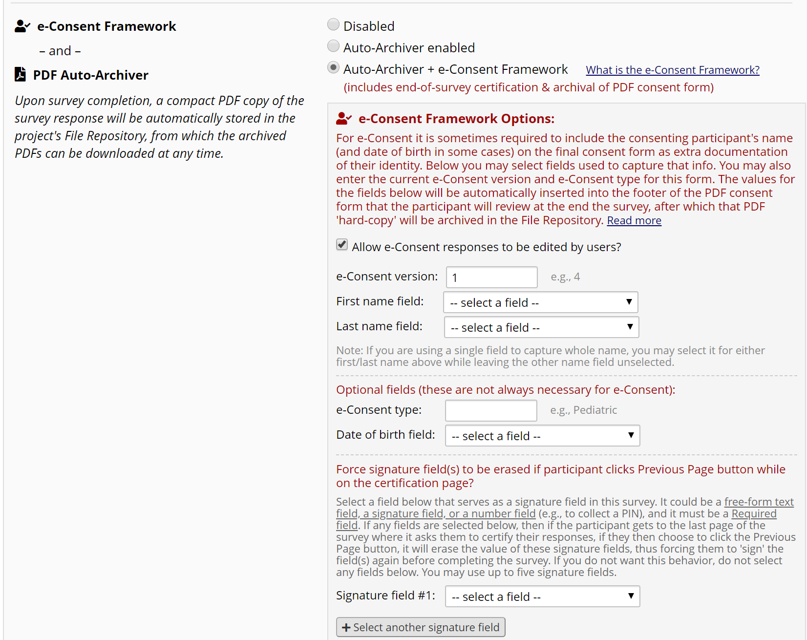 Auto-Archiver + e-Consent Framework