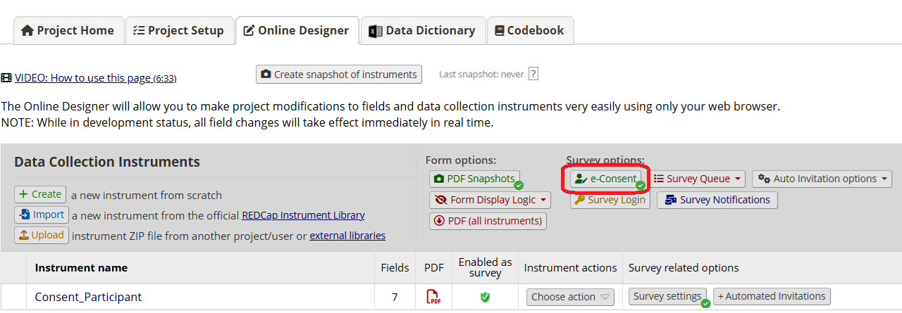 Set up eConsent options 